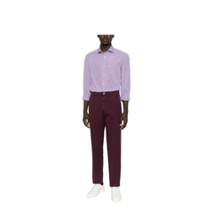 Cotton Trousers - Purple