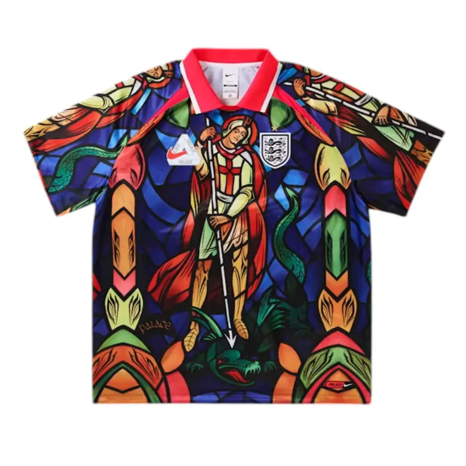 Palace x Nike England Dri - FIT Football Jersey Bright Crimson