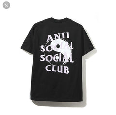 Anti Social Social Club Whisper T-Shirt Shirt Yin Yang Black Pink White