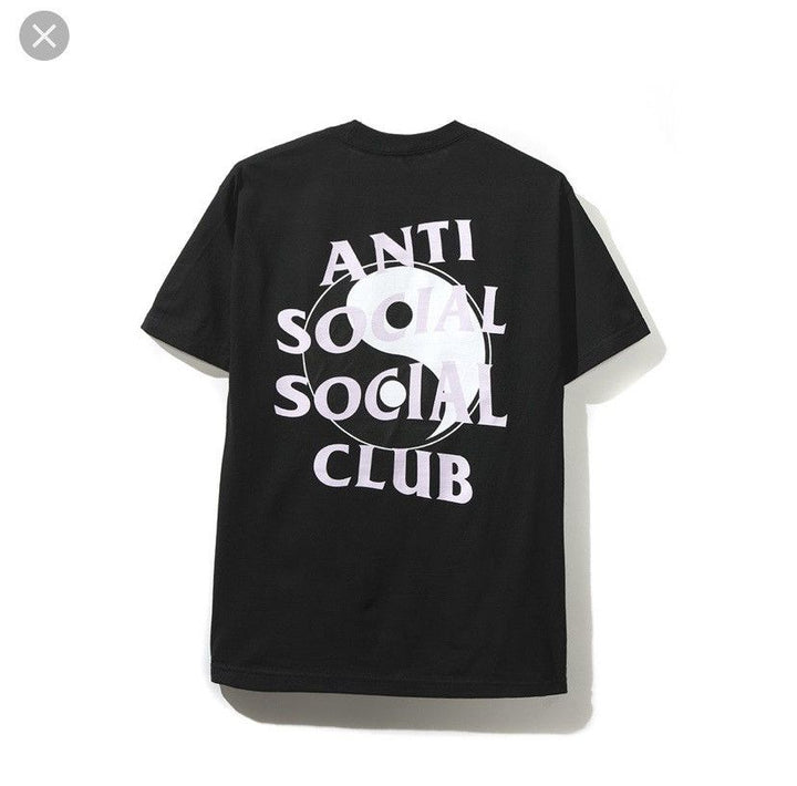 Anti Social Social Club Whisper T-Shirt Shirt Yin Yang Black Pink White