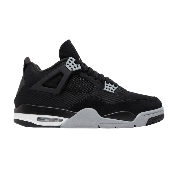 Air Jordan 4 Black Canvas