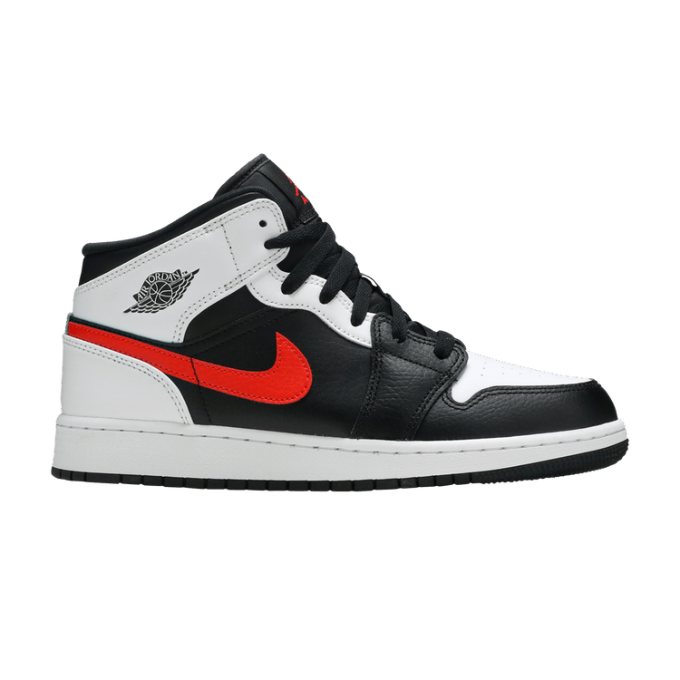 Jordan 1 Mid Black Chile Red GS