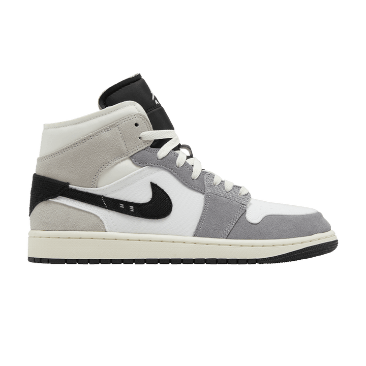 JORDAN 1 MID SE CRAFT WHITE CEMENT GREY BLACK