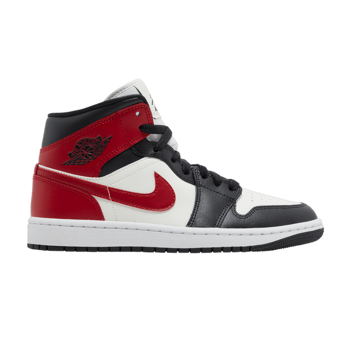 Air Jordan 1 Mid Gym Red Off Noir W