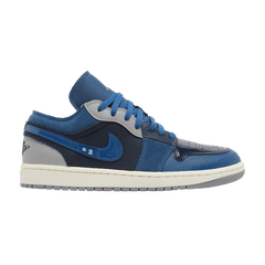Wmns Air Jordan 1 Low Se Black Dark Obsidian Off White