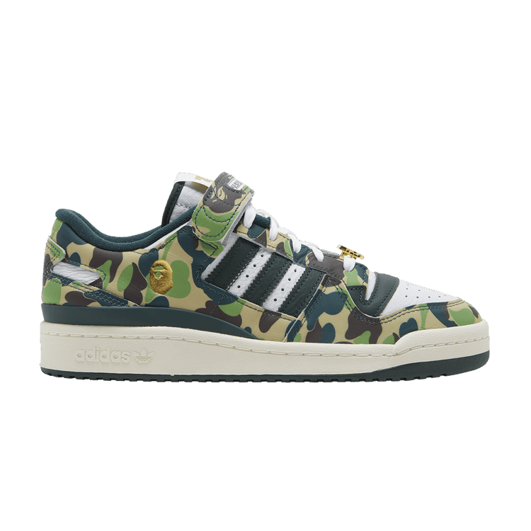 Bape x Adidas Forum 84 Low 30Th Anniversary Green Camo