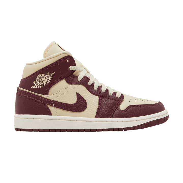 Air Jordan 1 Mid Split Beach Cherrywood Red