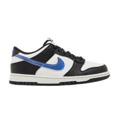 Nike Dunk Low Panda Blue Swoosh