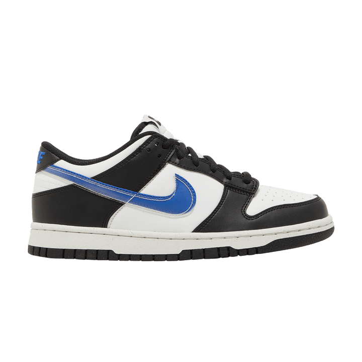 Nike Dunk Low Panda Blue Swoosh