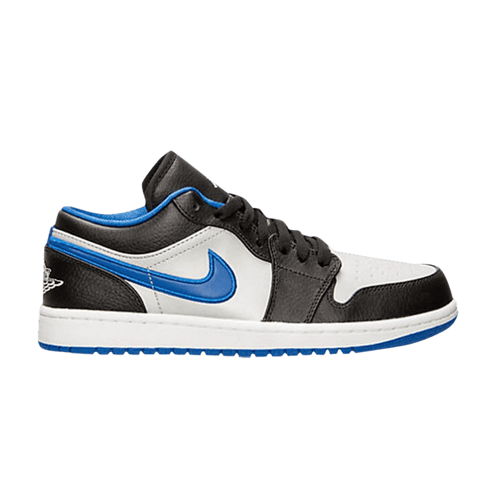 Air Jordan 1 Low Black Game Royal Metallic Platinum