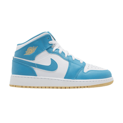 JORDAN 1 MID AQUATONE (GS)