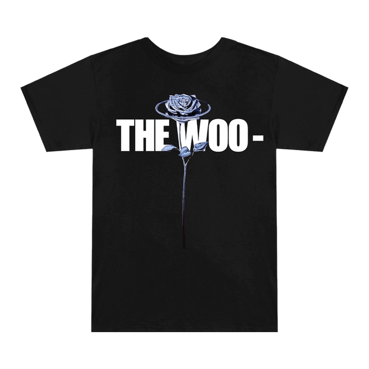 VLone x Pop Smoke Woo T-Shirt Black