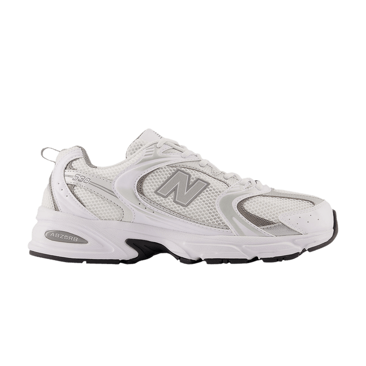 New Balance 530 White Metallic Silver