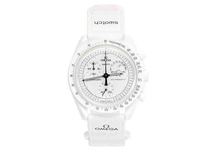 Swatch x Omega Bioceramic Moonswatch Mission To Moonphase Snoopy SO33W700