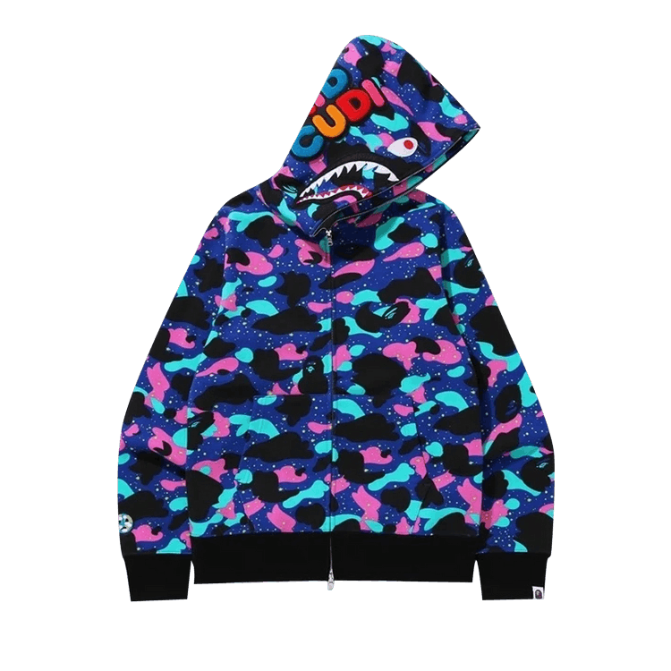 Bape x Kid Cudi Shark Full Zip Hoodie