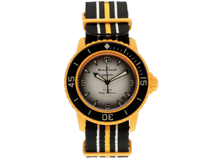 SWATCH X BLANCPAIN BIOCERAMIC SCUBA FIFTY FATHOMS PACIFIC OCEAN