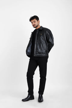 Classic Leather Jacket Black