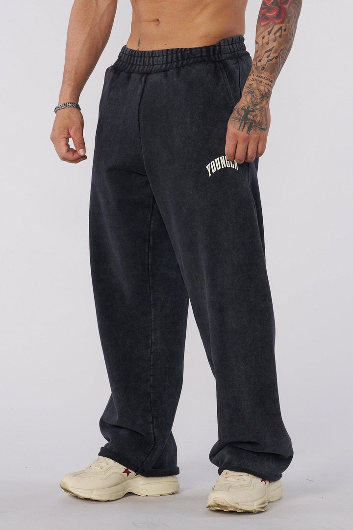 YOUNG LA 2088 - New Wave Baggy Sweats Black Wash