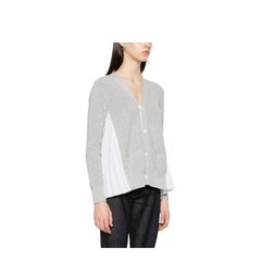 White V-Necked Cardigan