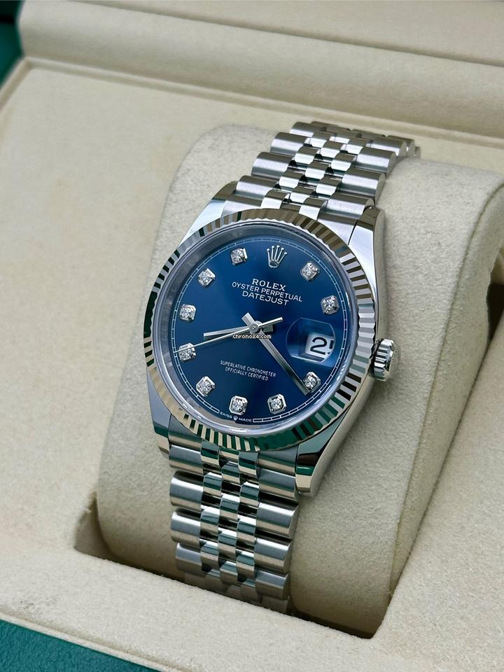 Rolex | Datejust | 126234 | Steel | 41 mm | Steel | Blue | Automatic