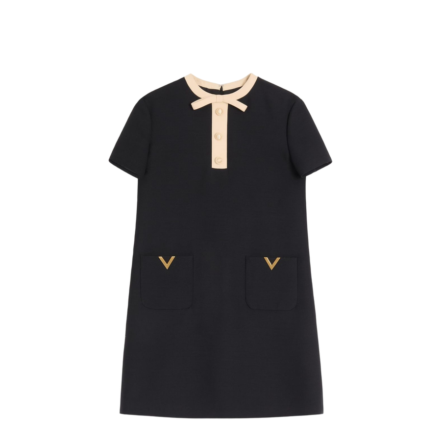 Wool And Silk Blend Dress