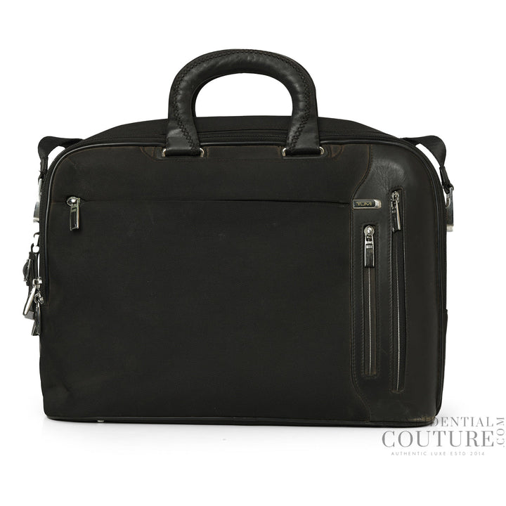 Tumi Alpha Black Arrive' Narita Slim Brief