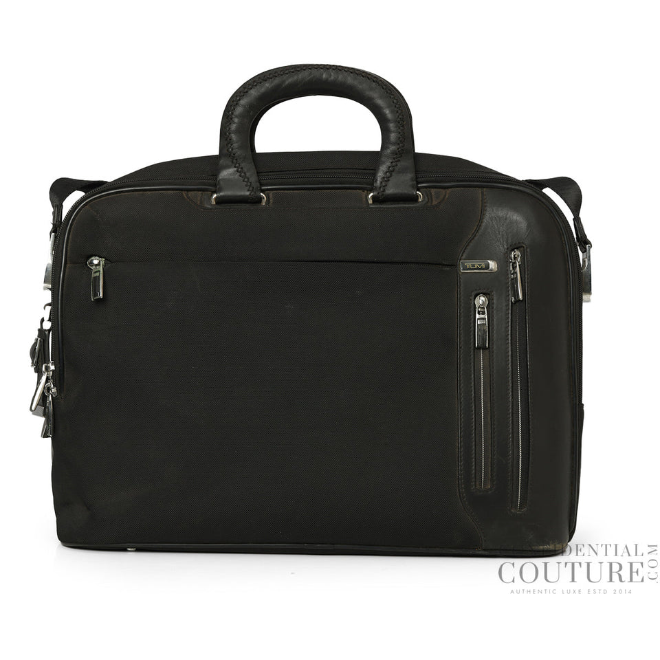 Tumi Alpha Black Arrive' Narita Slim Brief