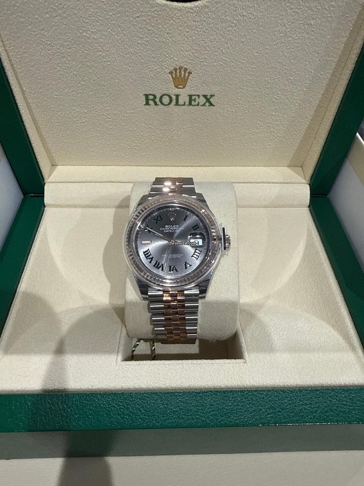 Rolex | Datejust | 126331 | Steel | 41 mm | Rose gold | Black | Automatic
