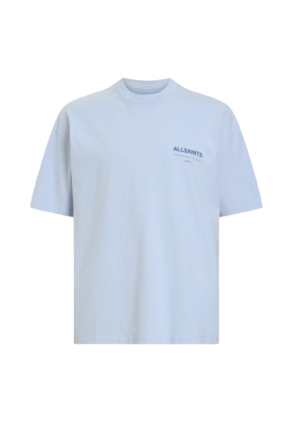 ALL SAINTS ACESS SS CREW BETHEL BLUE TSHIRT