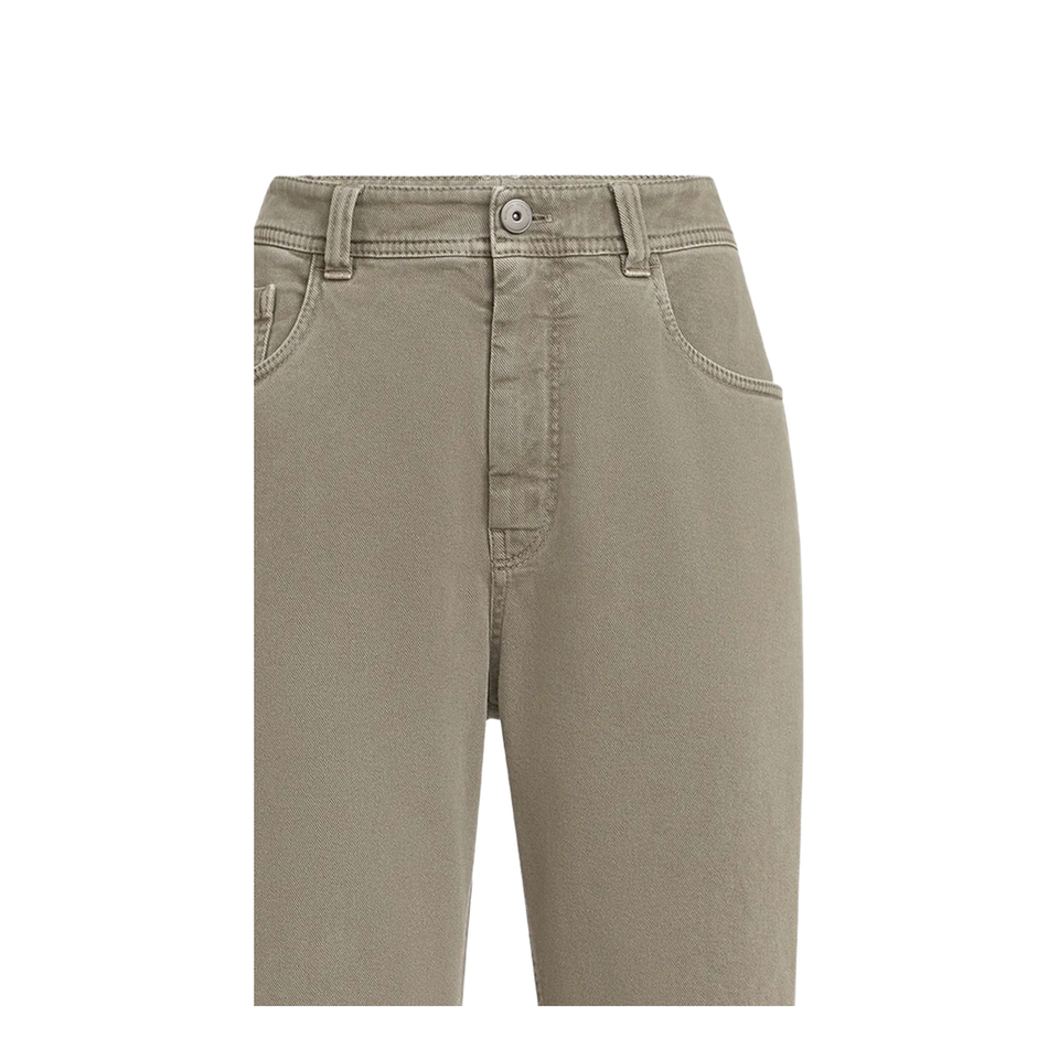 Women's Five Pocket Jeans - Gray