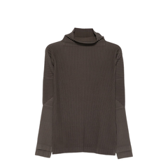 Plisse Knit Sweater