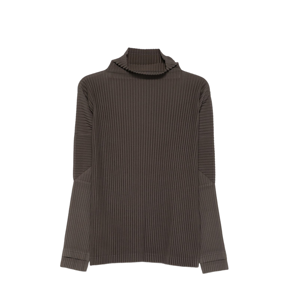 Plisse Knit Sweater