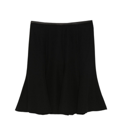 Flared Hem Skirt Black