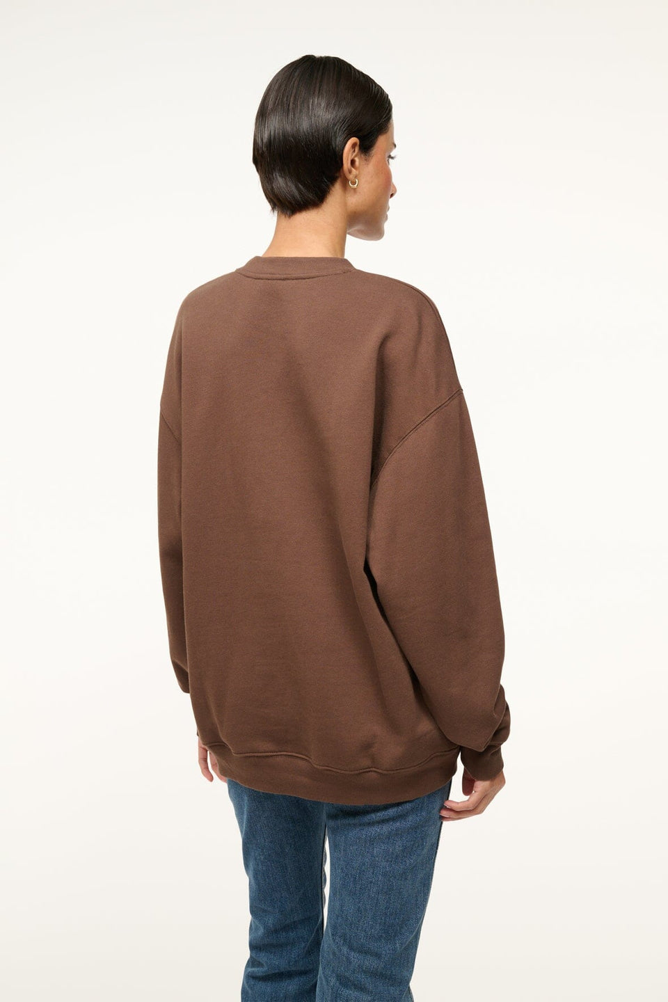 CUSTOM STAUD x C.BONZ OVERSIZED SWEATSHIRT BROWN
