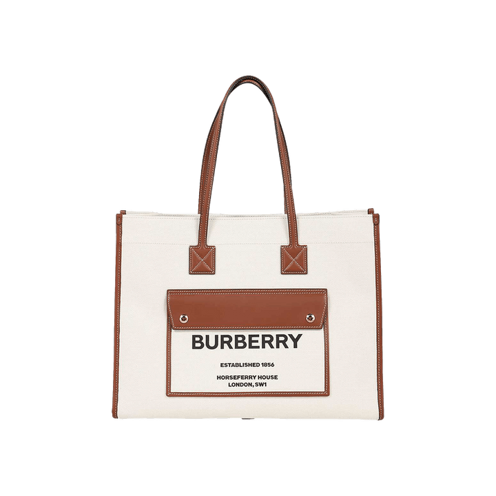 Burberry Shopper Bag Natural/Tan