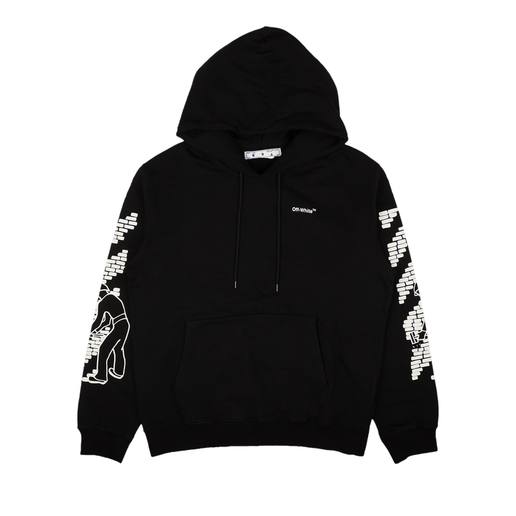 Off-White Bricks Slim Hoodie Black/White
