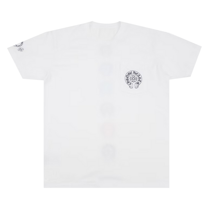 Chrome Hearts Multicolor Horseshoe T-Shirt White