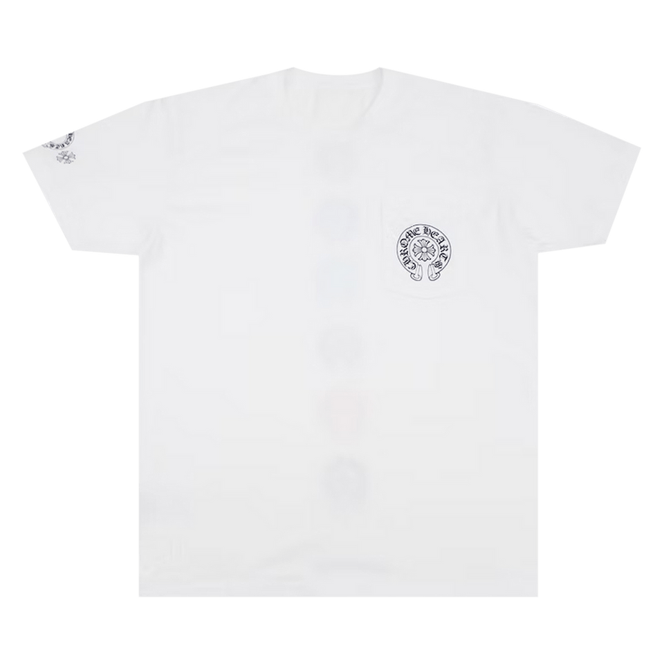 Chrome Hearts Multicolor Horseshoe T-Shirt White