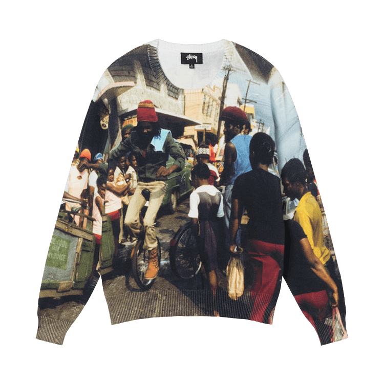 Stussy Peter Tosh Print Sweater Multicolor