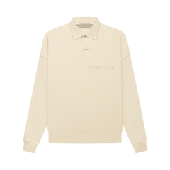 Fear of God Essentials Long-Sleeve Polo Egg Shell