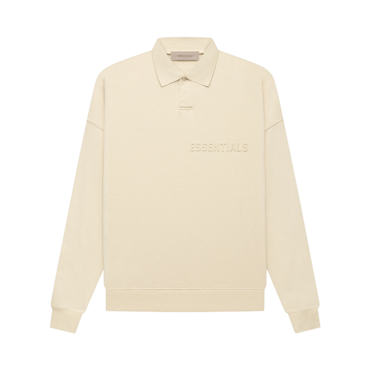 Fear of God Essentials Long-Sleeve Polo Egg Shell