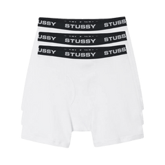 Stussy Boxer Briefs (3 Pack) White