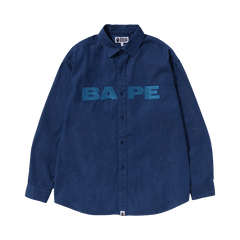 BAPE Denim Loose Fit Shirt Indigo