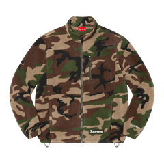 Supreme x Polartec Zip Jacket Woodland Camo