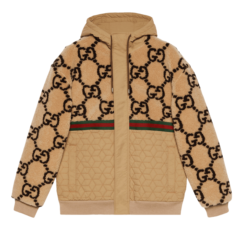 Gucci GG Jacquard Jacket Beige/Ebony