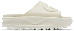Gucci GG Oversize Slide Sandal Interlocking G Off White (Women's)