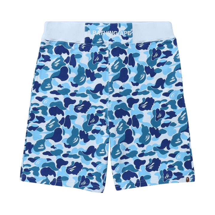 BAPE ABC Camo Sweatshorts Blue
