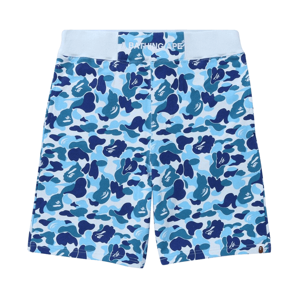BAPE ABC Camo Sweatshorts Blue