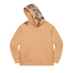 Supreme Scattered Appliqué Hoodie Dark Tan