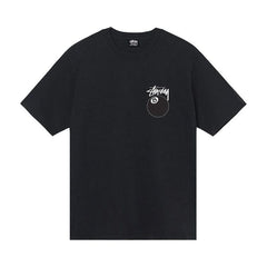 Stussy 8 Ball Pigment Dyed T-Shirt Black